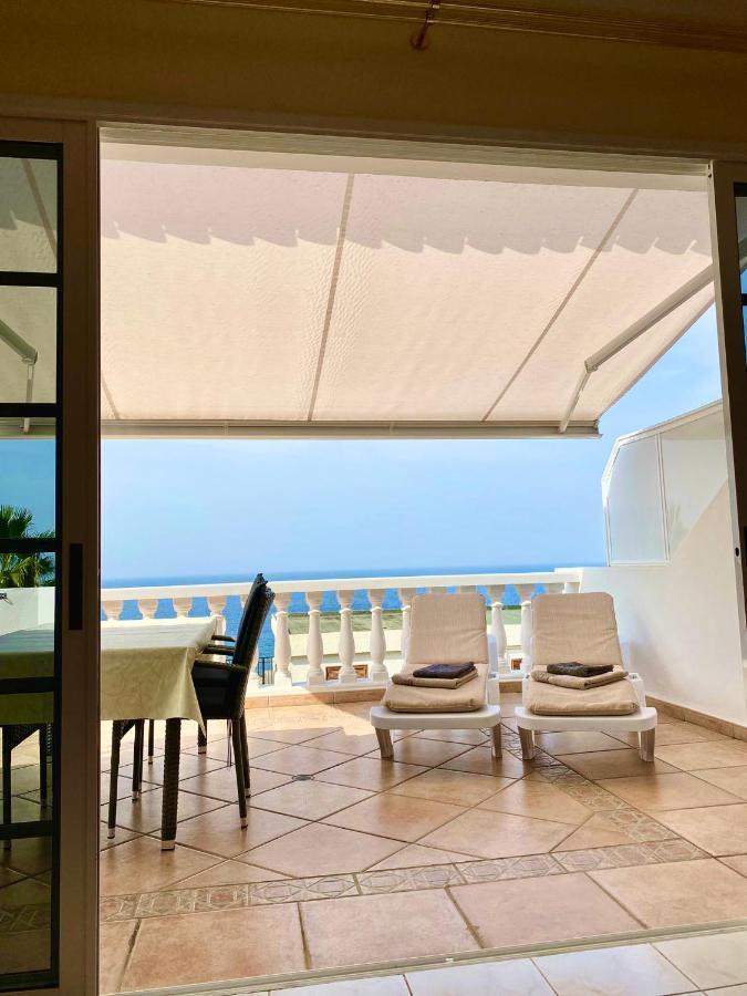 Ocean Pearl: Luxury Beachside Villa with Sea View in Los Gigantes Acantilado de los Gigantes Exterior photo
