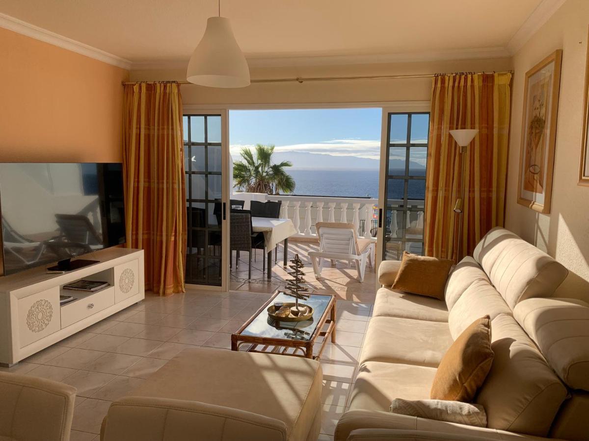 Ocean Pearl: Luxury Beachside Villa with Sea View in Los Gigantes Acantilado de los Gigantes Exterior photo