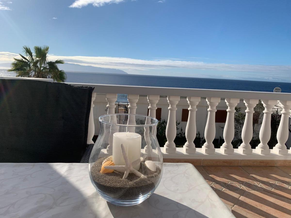 Ocean Pearl: Luxury Beachside Villa with Sea View in Los Gigantes Acantilado de los Gigantes Exterior photo