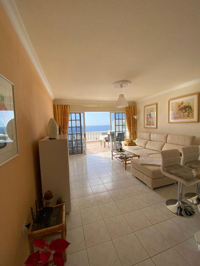 Ocean Pearl: Luxury Beachside Villa with Sea View in Los Gigantes Acantilado de los Gigantes Exterior photo