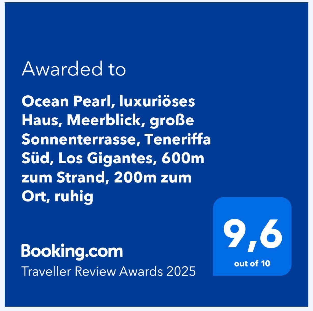 Ocean Pearl: Luxury Beachside Villa with Sea View in Los Gigantes Acantilado de los Gigantes Exterior photo